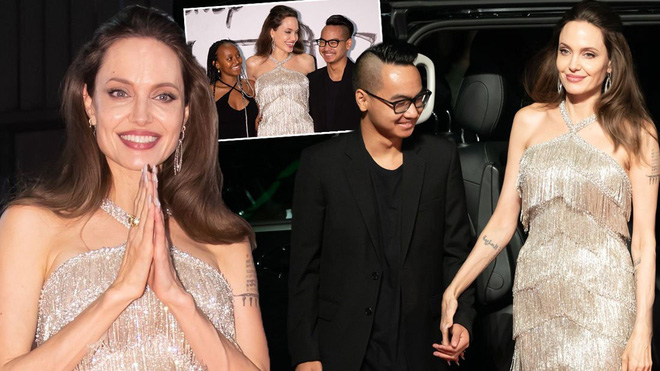 Màn giá lâm gây bão MXH Việt của Angelina Jolie: Tiên hắc ám thần thái như nữ hoàng, nhan sắc lột xác bất ngờ-1